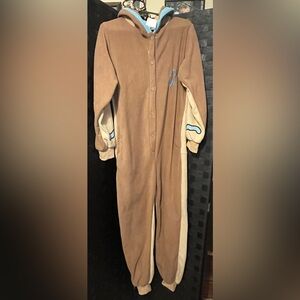 RONGTAI Gingerbread Man Unisex Christmas Costume One Piece Cosplay Pajama sm